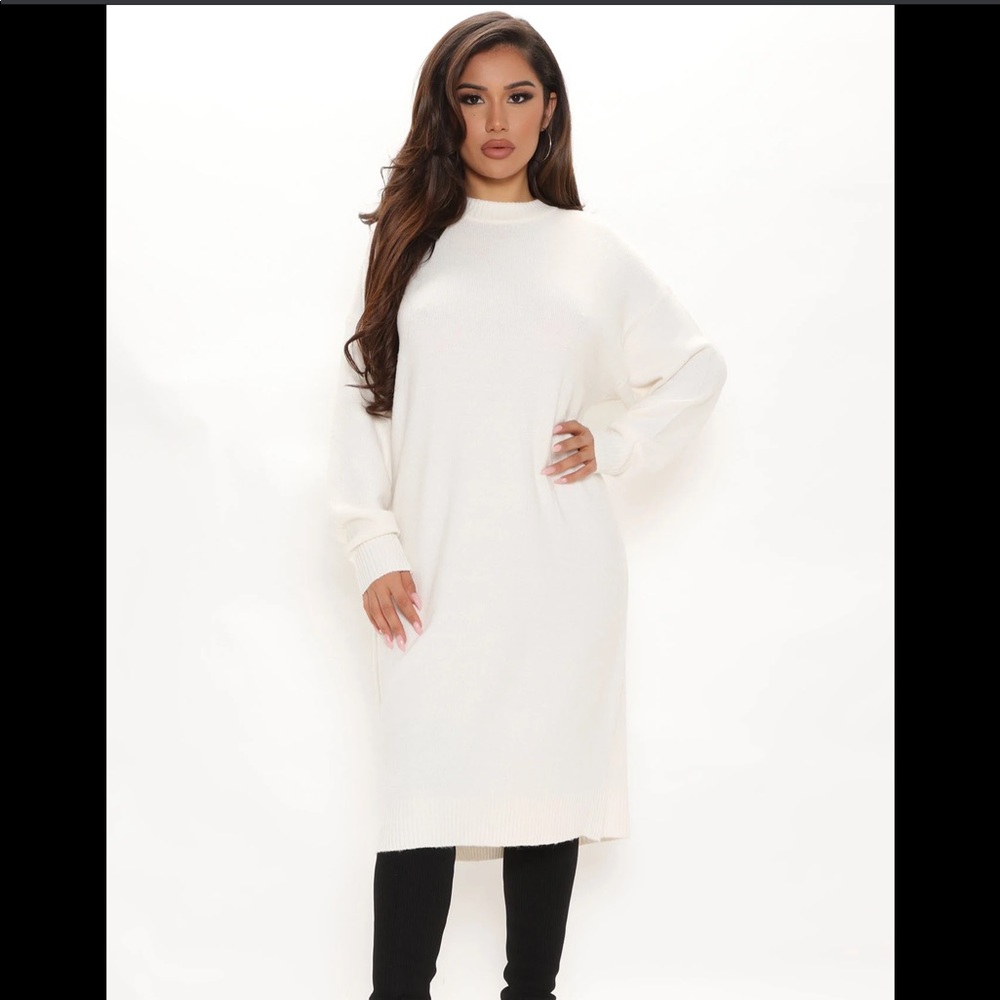 Oversized sweater dress